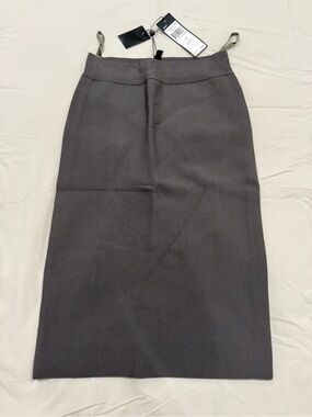 BCBGMaxAzria Charcoal Pencil Skirt